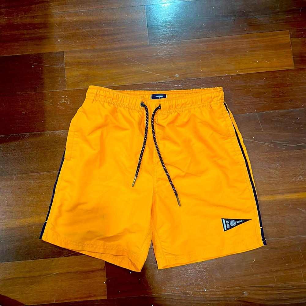 Superdry Orange Board Shorts/Swim Trunks